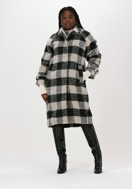 CO'COUTURE ESME OVERSIZE CHECK COAT - large