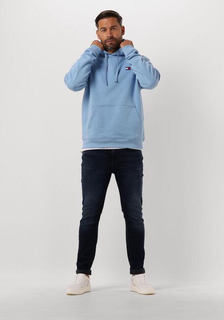 TOMMY JEANS Chandail TJM REG BADGE HOODIE Bleu clair - large