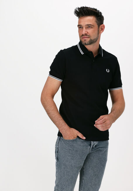 FRED PERRY Polo TWIN TIPPED FRED PERRY SHIRT en noir - large