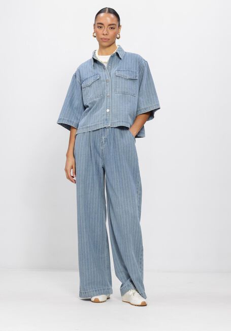 GRACE & MILA Wide jeans SS2613002 Bleu clair - large