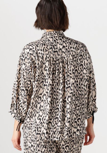 JANSEN AMSTERDAM ROBINE BLOUSE WA 798 3/4 SLEEVE BOWDETAILS Blouses en beige - large