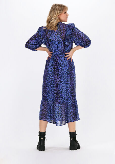 LOLLYS LAUNDRY Robe midi CANA DRESS en bleu - large