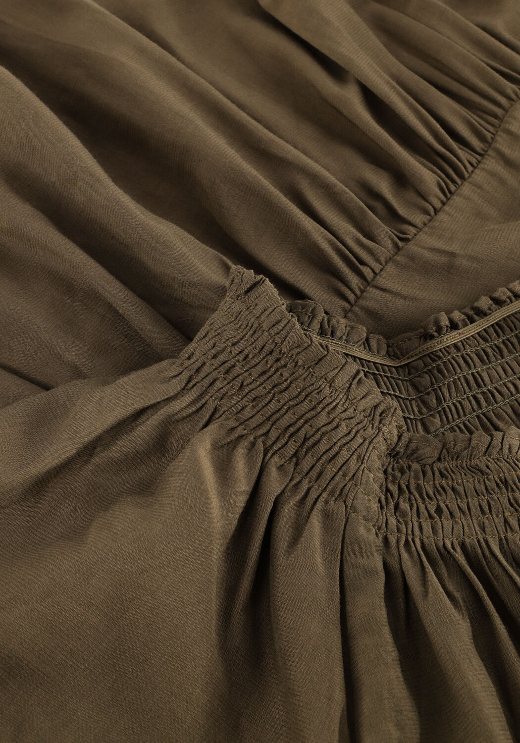 CO'COUTURE Mini robe SUNRISE CROPPED DRESS Olive - large