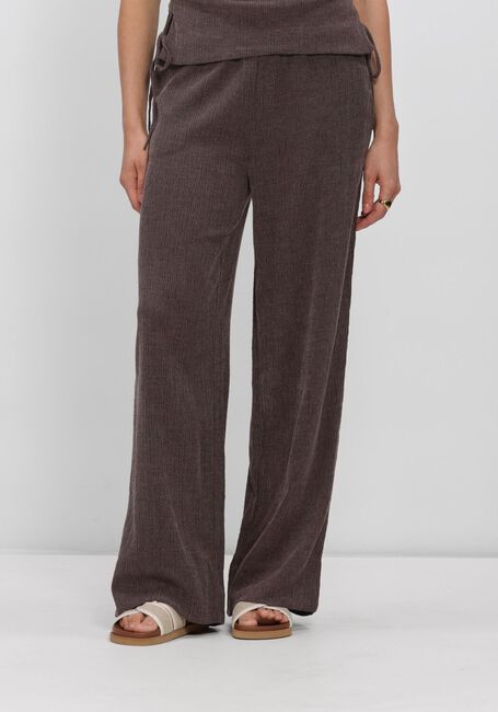 Y.A.S. YASIBELA HW PANTS Pantalons en marron - large