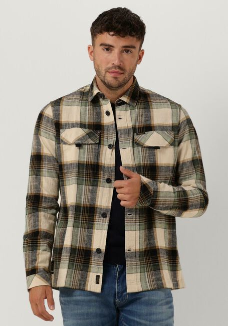PME LEGEND Chemise décontracté LONG SLEEVE SHIRT COTTON YARN DYED CHECK en vert - large