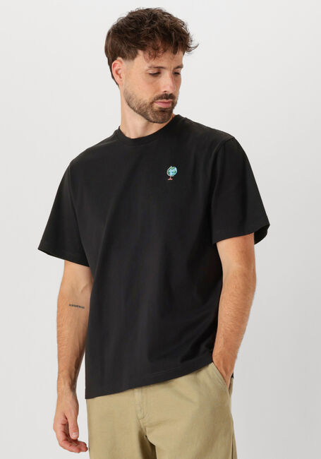 Zwarte FORÉT T-shirt GLOBUS T-SHIRT - large
