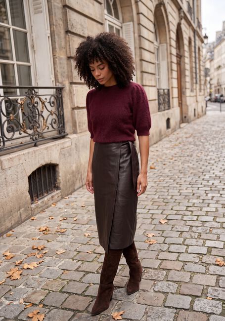 JANICE PEYTON Hauts & T-shirts Bordeaux - large