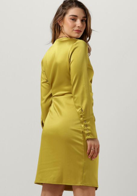 Gele NOTRE-V Mini jurk NV-BIJOU WRAP DRESS - large