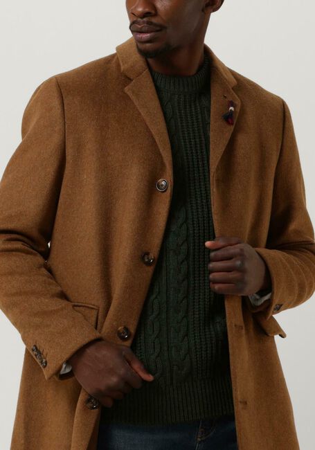 SCOTCH & SODA Manteau CLASSIC WOOL-BLEND OVERCOAT en camel - large