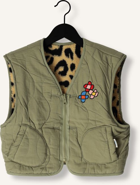 Bruine Jelly Mallow Gilet FLOWER QUILTED REVERSIBLE VEST Bruine Jelly Mallow Gilet FLOWER QUILTED REVERSIBLE VEST - large