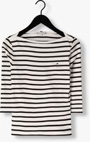 Witte TOMMY HILFIGER  NEW CODY SLIM BOAT-NK 3/4 SLEEVE