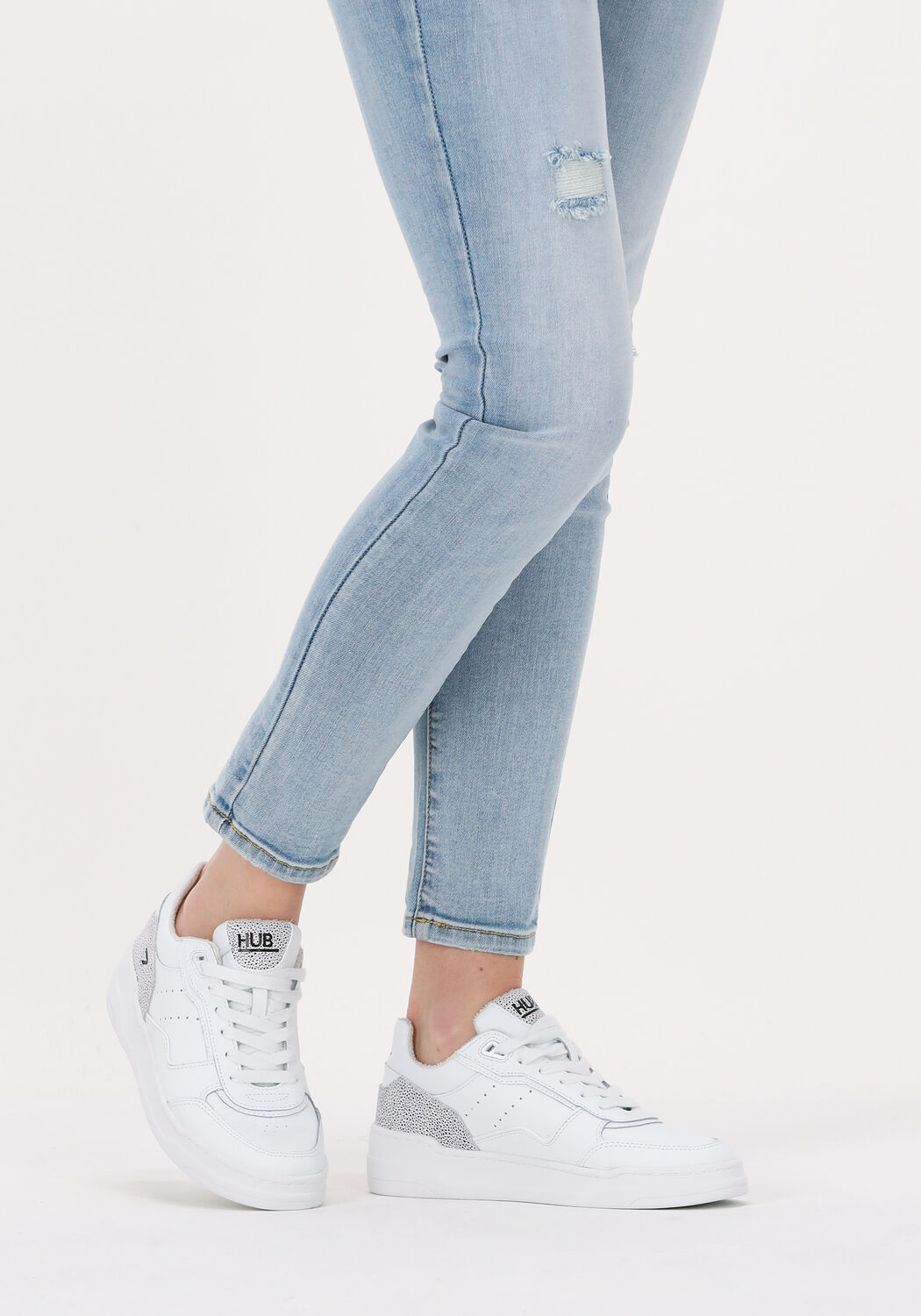 Witte HUB Sneakers MATCH - large