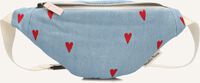 Blauwe STUDIO NOOS Heuptas DENIM HEARTS MINI FANNY PACK - medium