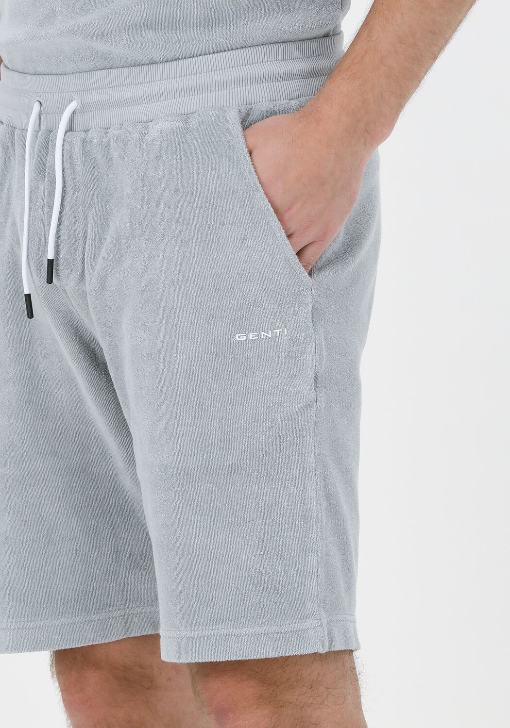 Grijze GENTI Korte broek T5017 1228 Omoda