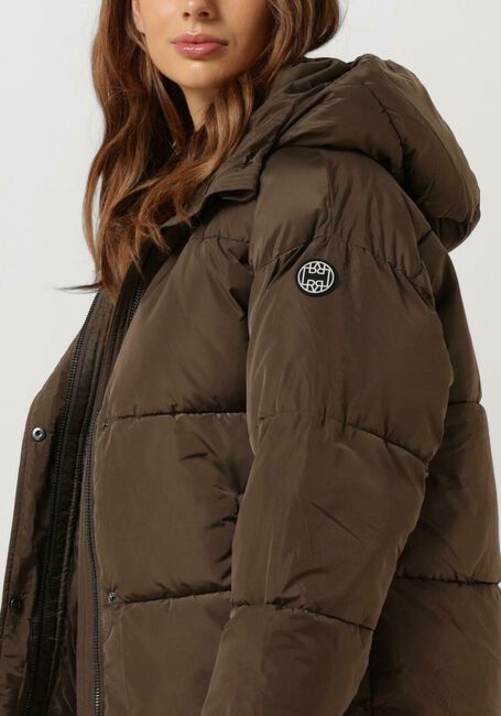 Bruine LEVETE ROOM Gewatteerde jas LR-GIBELLA 16 JACKET - large