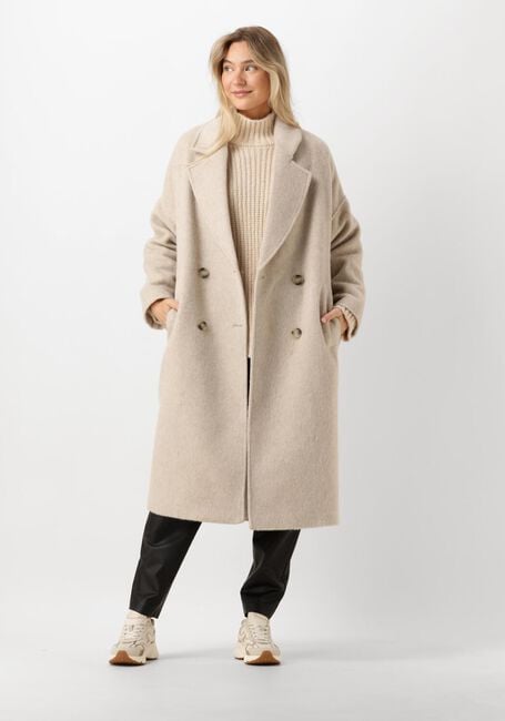 Beige DANTE6 Mantel GILA WOOL COAT - large