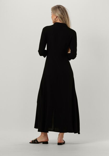Zwarte Y.A.S. Maxi jurk YASSAVANNA LONG SHIRT DRESS - large