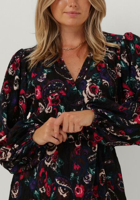 ALIX THE LABEL Mini robe PAISLEY FLOWER DRESS en noir - large