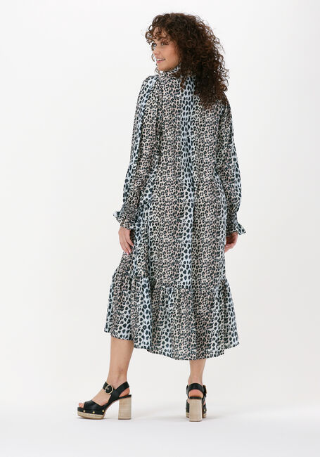 Taupe NOTES DU NORD Midi jurk CLAIRE DRESS - large