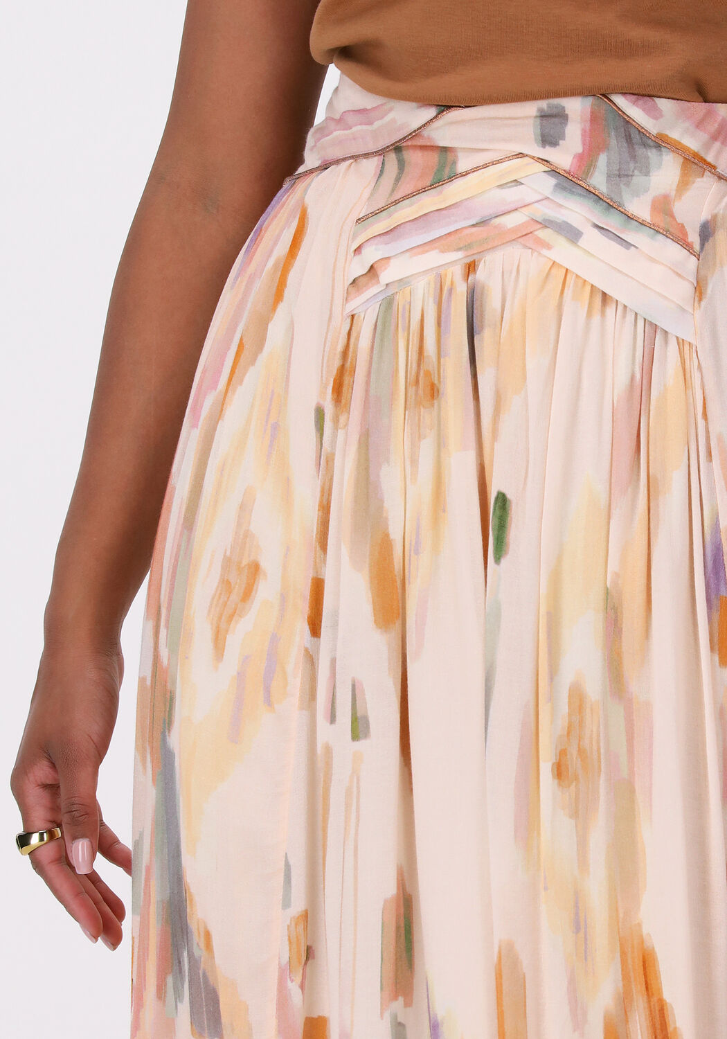louizon jupe midi toscane jupe en multicolore