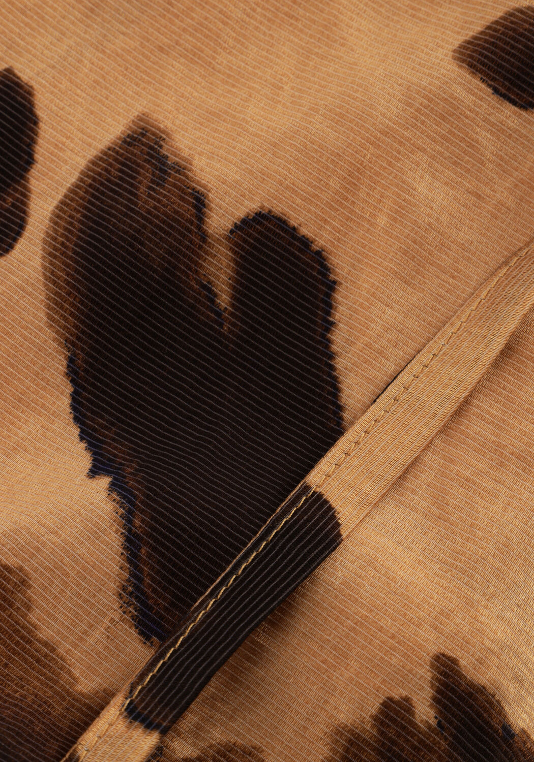 Camel MSCH COPENHAGEN Mini jurk MSCHNILLA ROMINA SHORT DRESS AOP - large