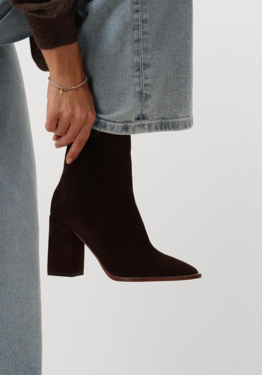 Bruine NOTRE-V Enkellaarsjes 46936 - large