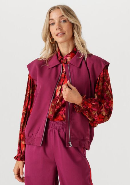 YDENCE Gilet GILET DANIELLE Bordeaux - large