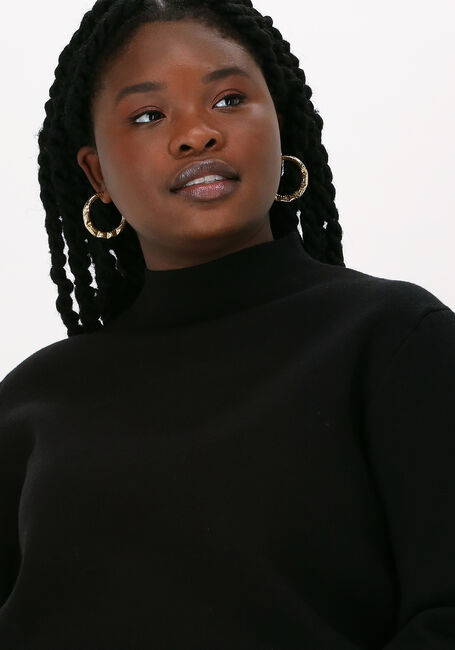 SELECTED FEMME Pull SLFCALI LS KNIT CROP B en noir - large
