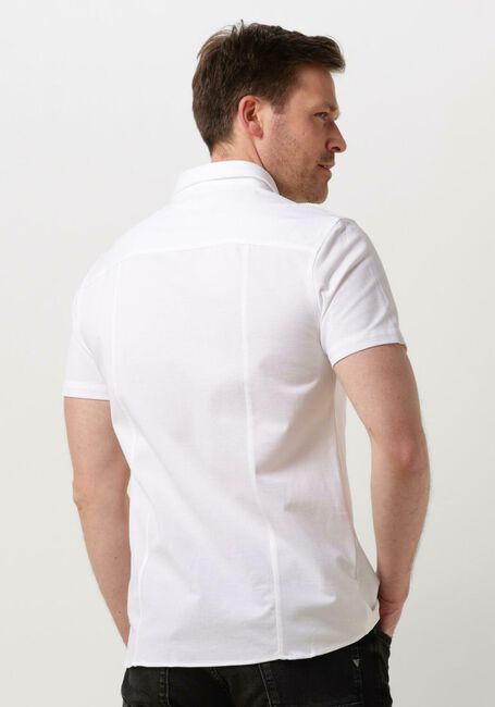 PURE PATH Chemise décontracté PIQUE SHORTSLEEVE BUTTON UP SHIRT en blanc - large
