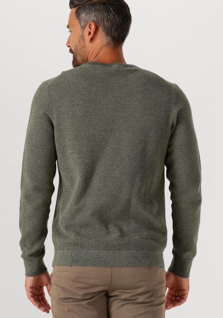 Groene SELECTED HOMME Trui SLHROSS LS KNIT STRUCTURE CREW NECK NOOS - large