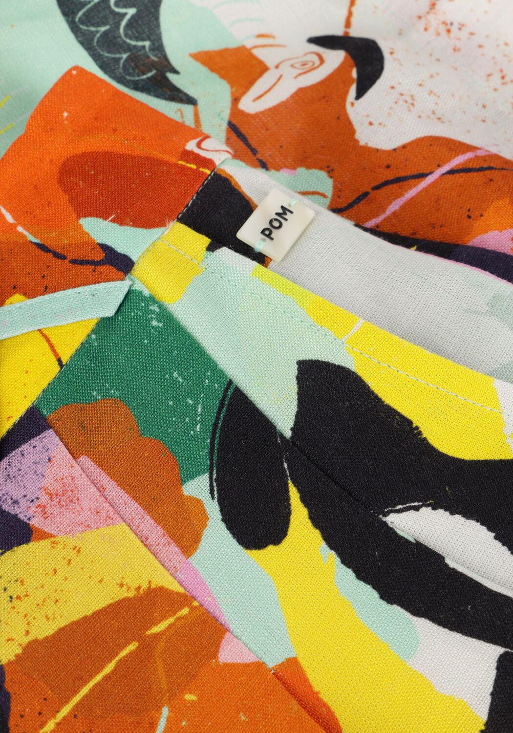 POM AMSTERDAM Pantalon courte PARADISE LINEN SHORT en multicolore - large