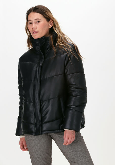 Zwarte IBANA Leren jas CASIA - large