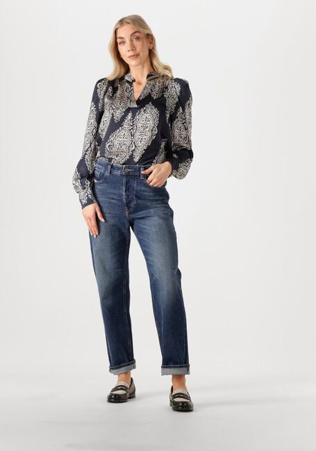 Donkerblauwe NEO NOIR  ROSSLYN PAISLEY DROP BLOUSE Donkerblauwe NEO NOIR  ROSSLYN PAISLEY DROP BLOUSE - large