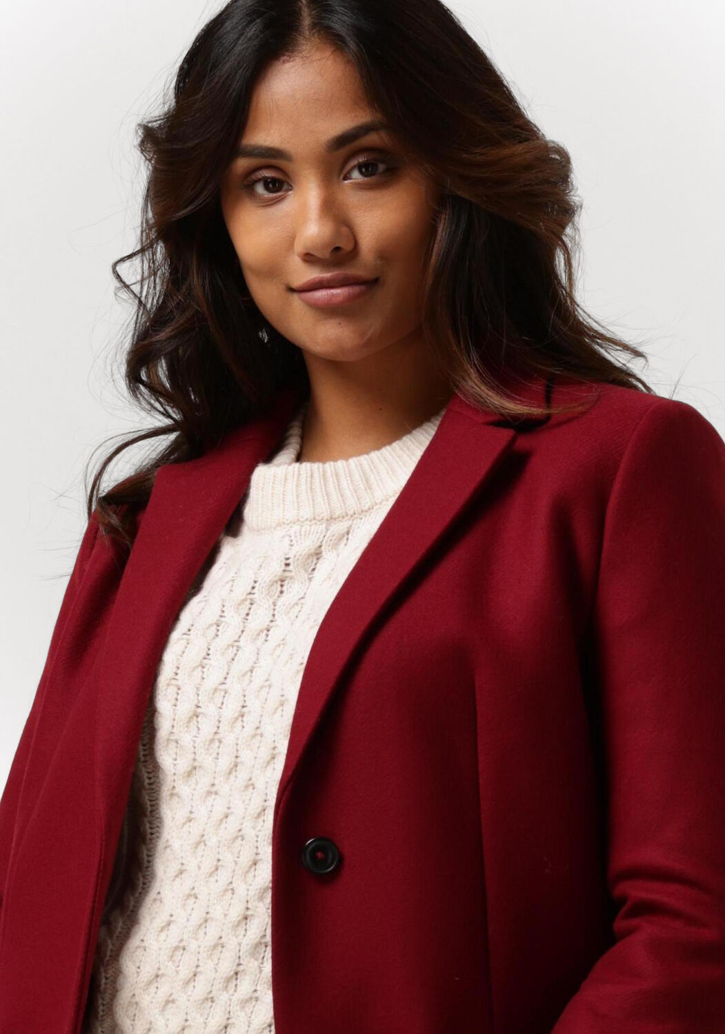 Tommy hilfiger wool blend classic coat top