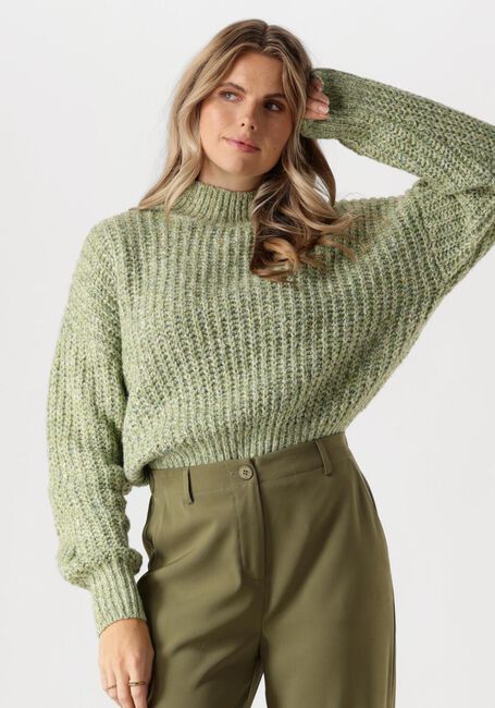 Groene ANOTHER LABEL Trui DYLAN KNITTED PULL - large