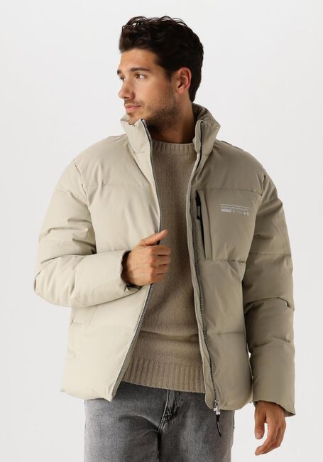 WOODBIRD Veste matelassé WBDAPPER PUFF JACKET en beige - large