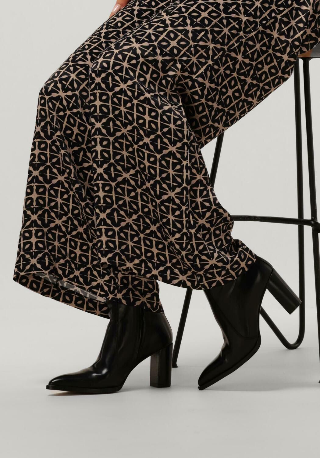 zwarte fred de la bretoniere enkellaarsjes paige ankle boot