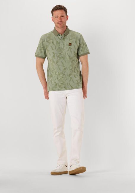 PME LEGEND Polo TWO TONE PIQUE PRINTED en vert - large