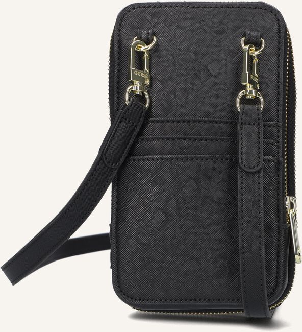 Zwarte GUESS Schoudertas DOUBLE PHONE POUCH Zwarte GUESS Schoudertas DOUBLE PHONE POUCH - large