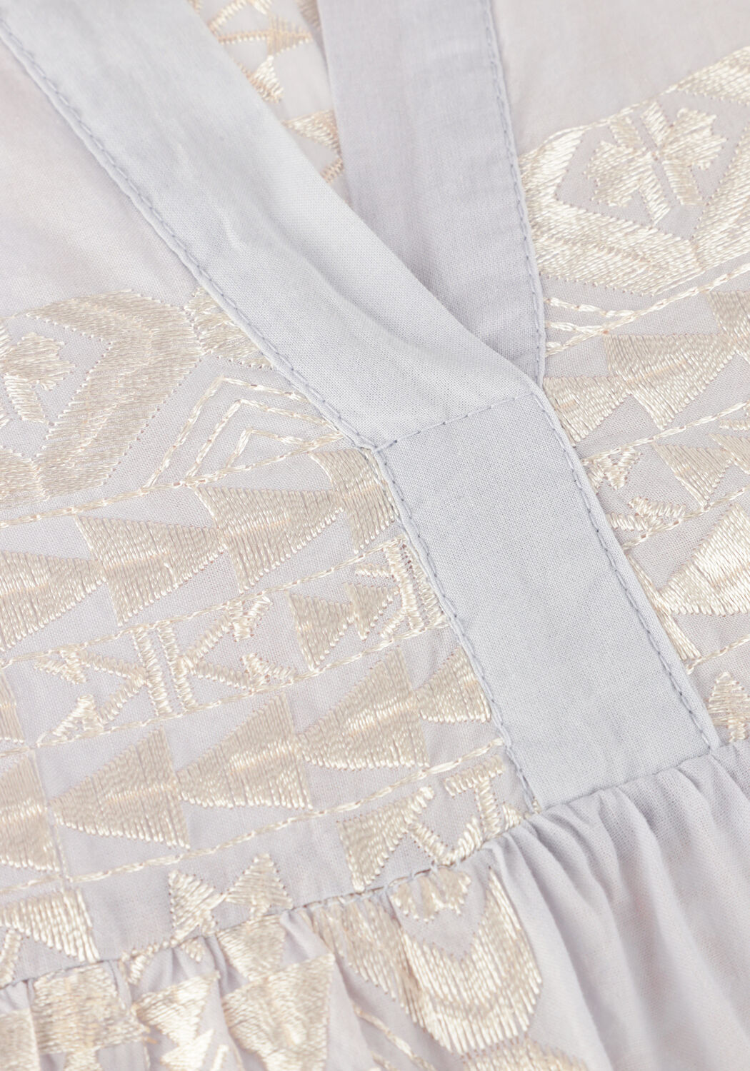 GREEK ARCHAIC KORI Mini robe 330681 Gris clair - large