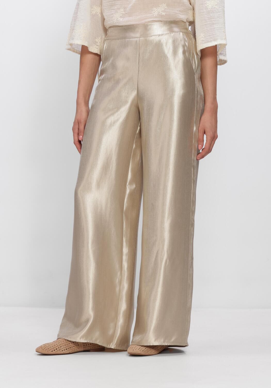 FREEBIRD WV-SHINY-TWILL-VIS-26-1 Pantalons en or - large
