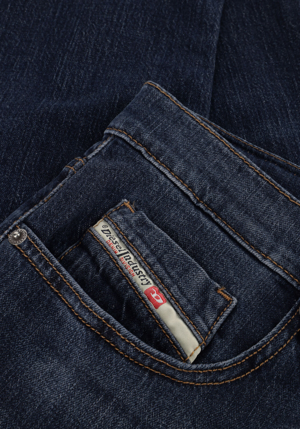 Blauwe DIESEL Slim fit jeans 2019 D-STRUKT - large