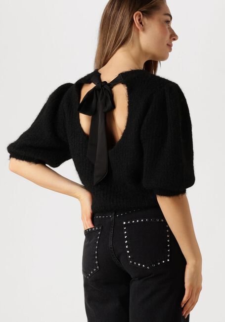 Zwarte CO'COUTURE Trui CORALIE BOW RIB KNIT - large
