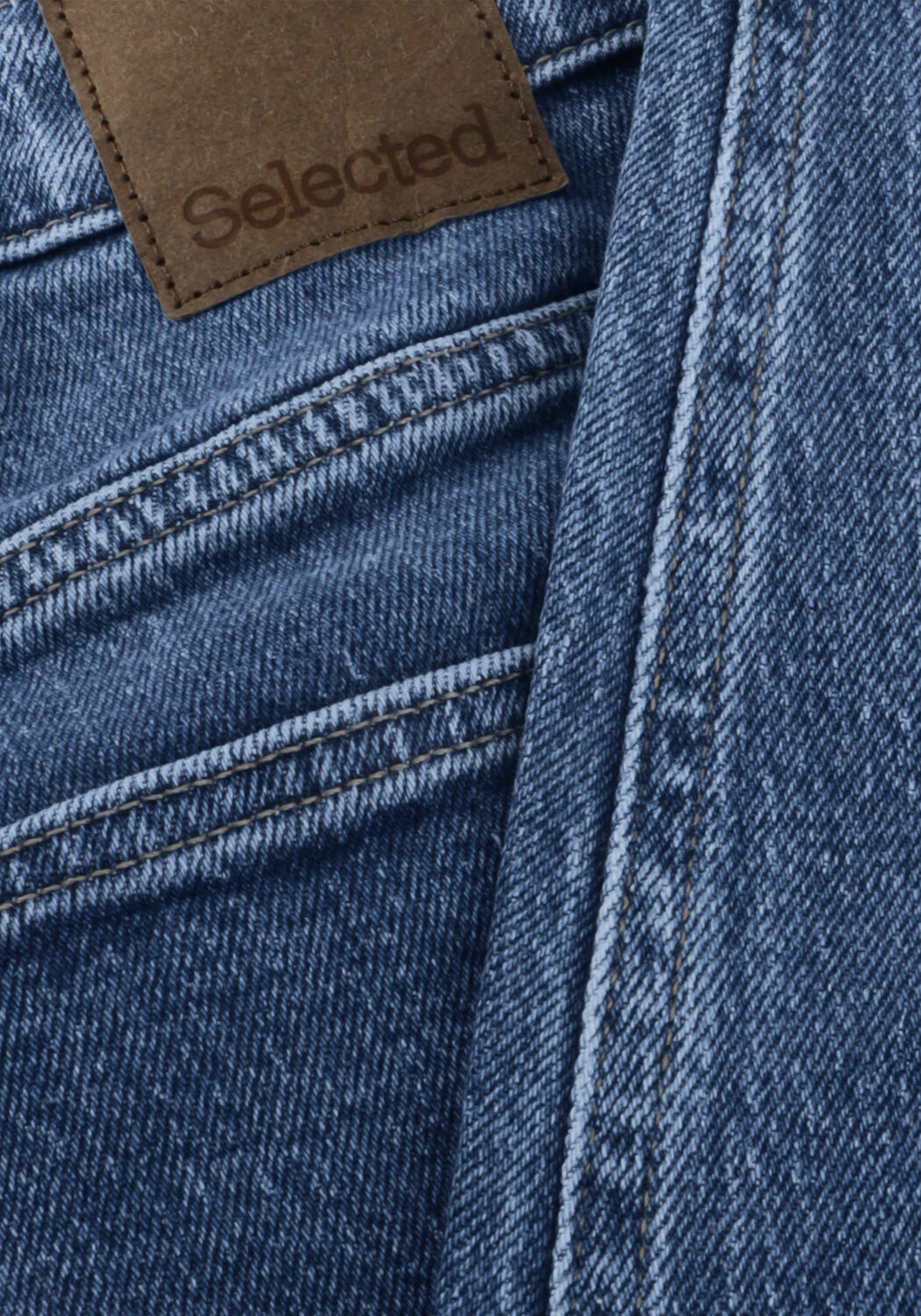 SELECTED MEN Straight leg jeans SLH109-REG TAPERED BEN KORI JEANS NOOS en bleu - large