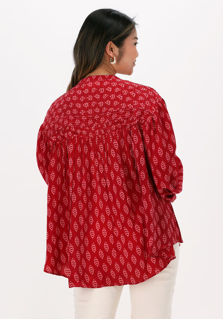 SISSEL EDELBO DOLLY SILK SHIRT Blouses en rouge - large