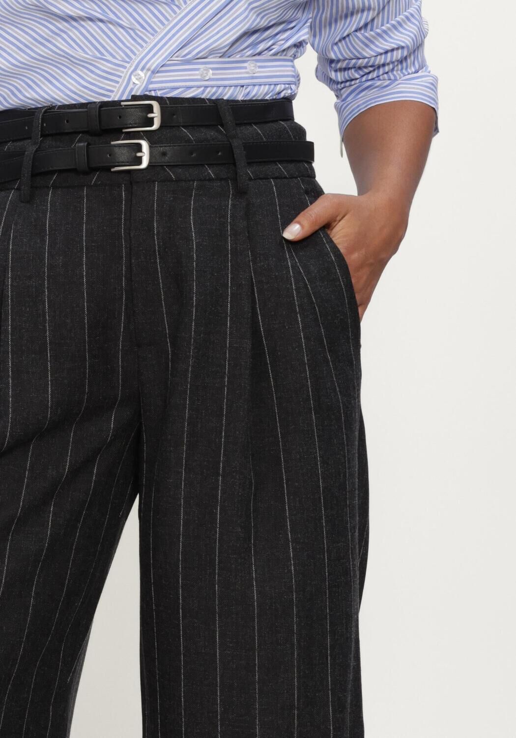 HAUTE L'AMITI&Eacute; Wijde broek IVANNA BELT TALL PANT - large