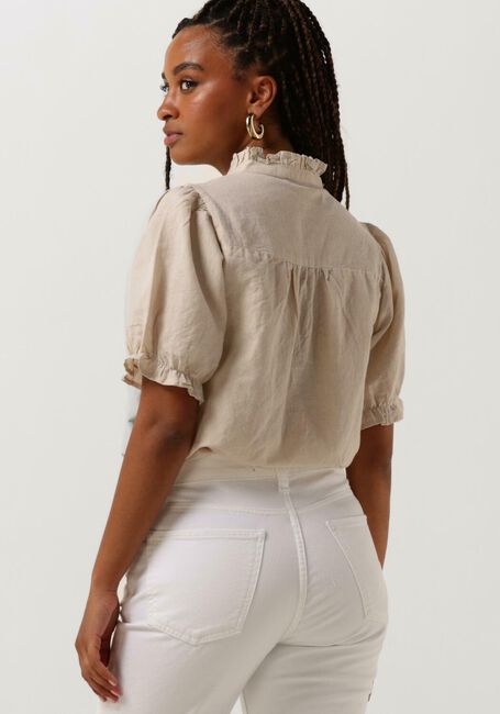 NEO NOIR Haut ODESA LINEN BLOUSE Sable - large