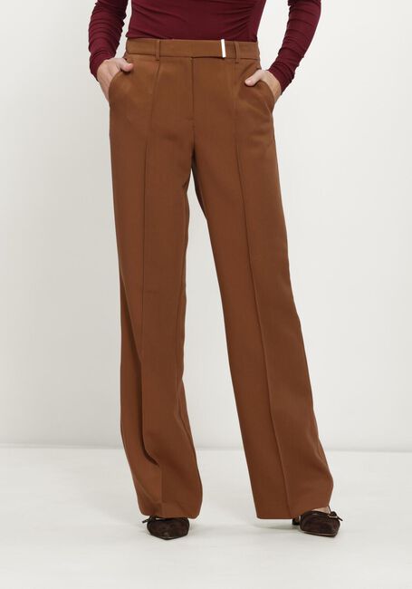 Cognac AAIKO Pantalon CHANTALLE ELASTIC RPES 345 TROUSERS - large