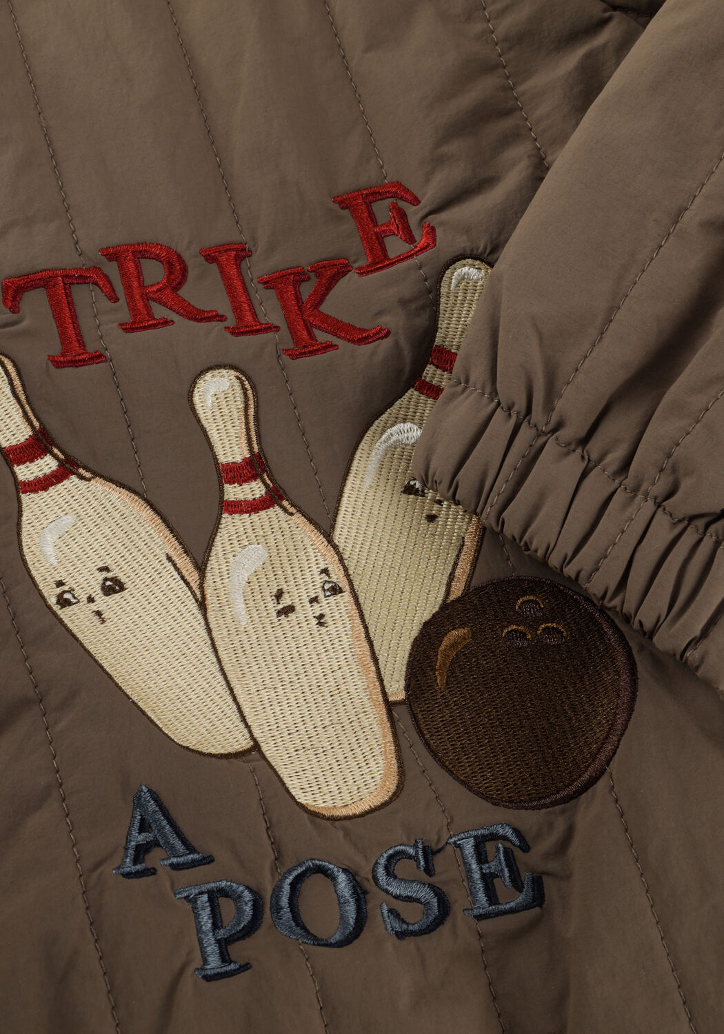 KONGES SLOJD Jack JUNO BOMBER JACKET en marron - large