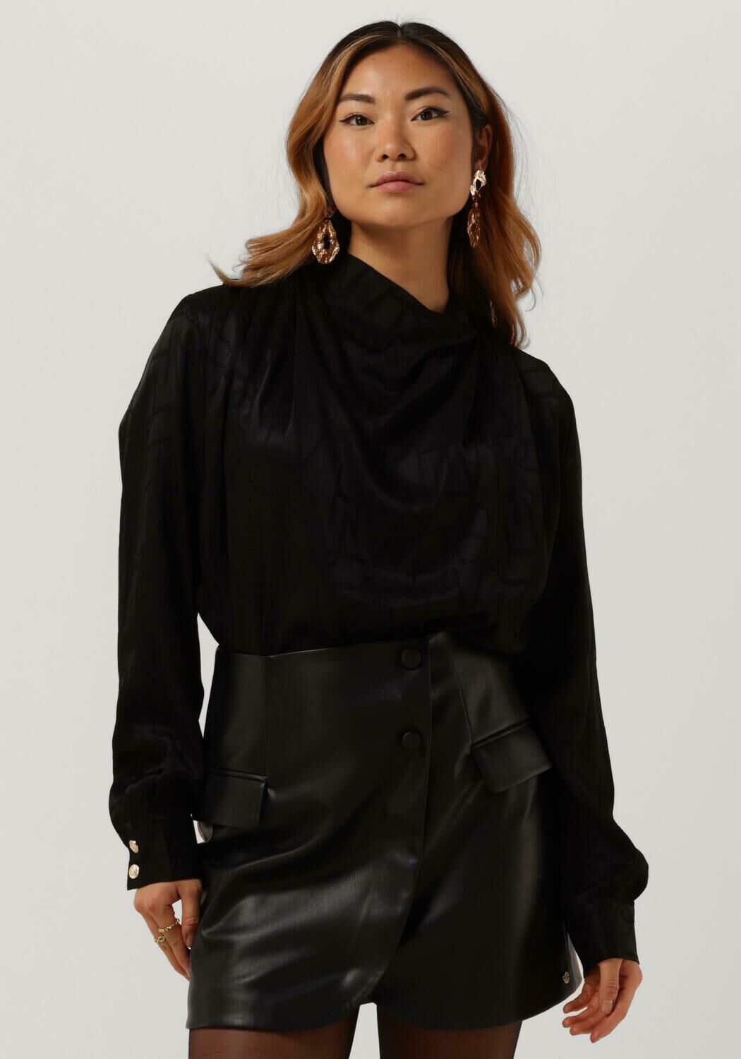 zwarte josh v blouse nayeli